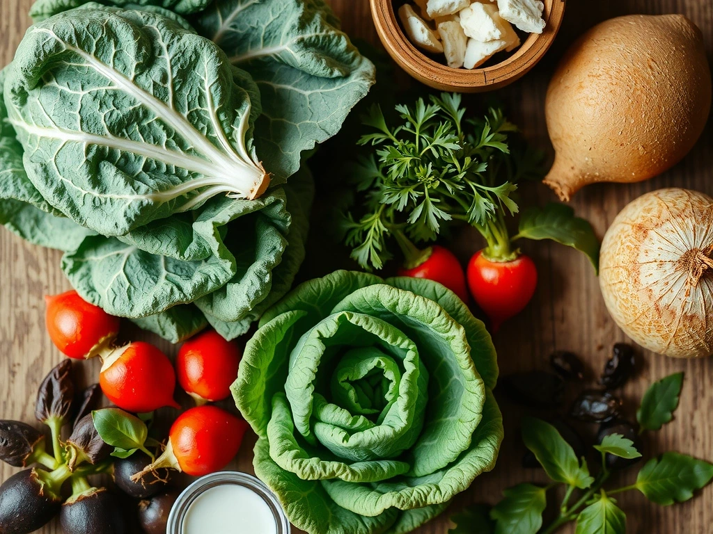 Ingrédients frais Vert Jardin